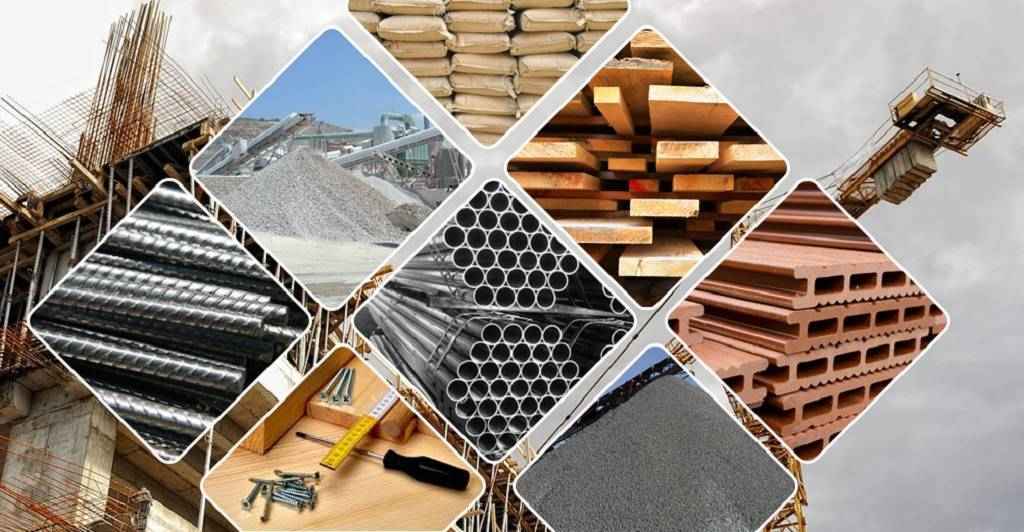 انواع متریال و مصالح ساختمانی